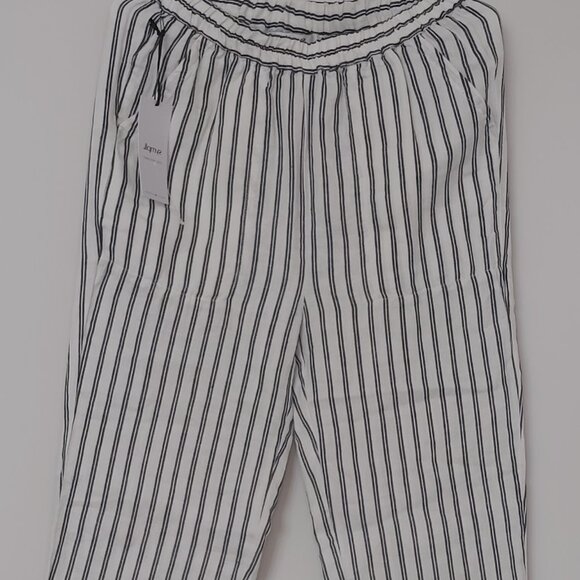 Sympli Linen Striped Pant Navy XSmall - Picture 3 of 6